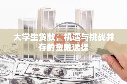 兰考大学生贷款，机遇与挑战并存的金融选择