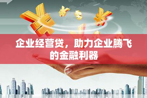 兰考企业经营贷，助力企业腾飞的金融利器
