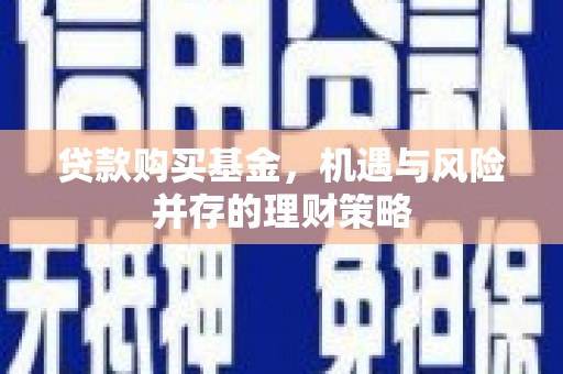 兰考贷款购买基金，机遇与风险并存的理财策略