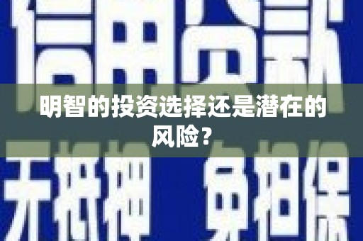 兰考明智的投资选择还是潜在的风险？