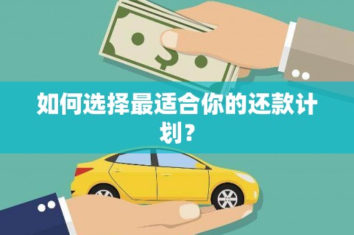 兰考如何选择最适合你的还款计划？
