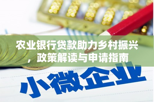 兰考农业银行贷款助力乡村振兴，政策解读与申请指南