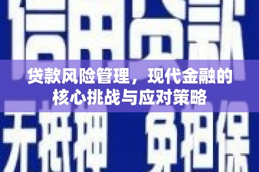 兰考贷款风险管理，现代金融的核心挑战与应对策略