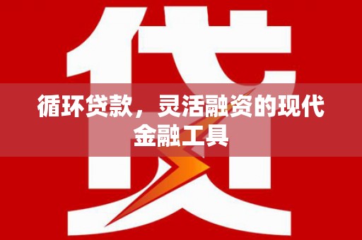 兰考循环贷款，灵活融资的现代金融工具
