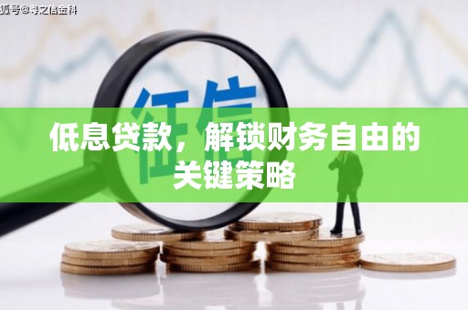 兰考低息贷款，解锁财务自由的关键策略