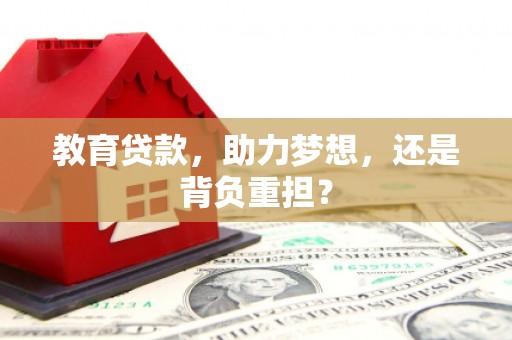 兰考教育贷款，助力梦想，还是背负重担？