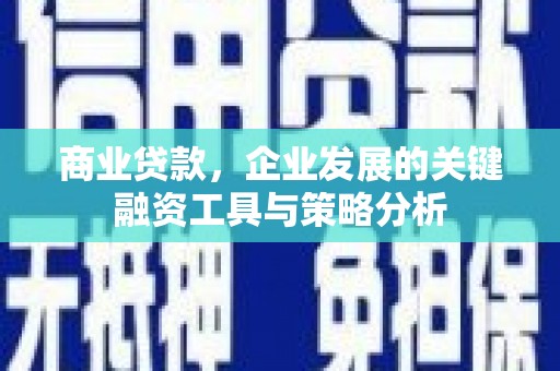 兰考商业贷款，企业发展的关键融资工具与策略分析