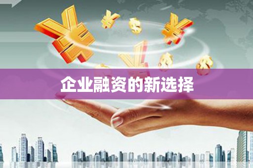 兰考企业融资的新选择