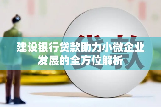 兰考建设银行贷款助力小微企业发展的全方位解析
