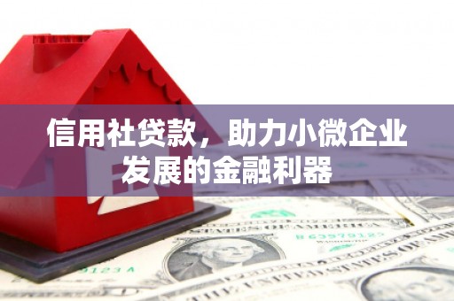 兰考信用社贷款，助力小微企业发展的金融利器