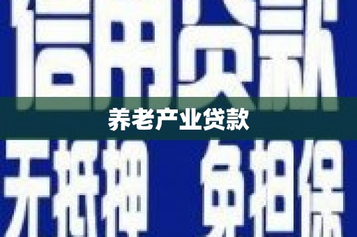 兰考养老产业贷款