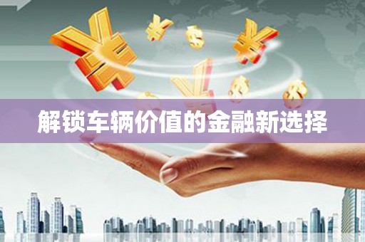 兰考解锁车辆价值的金融新选择