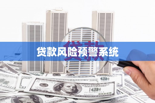 兰考贷款风险预警系统